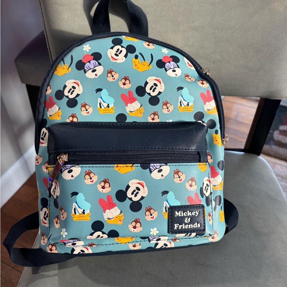 Bioworld Mickey & Friends Blue Backpack
